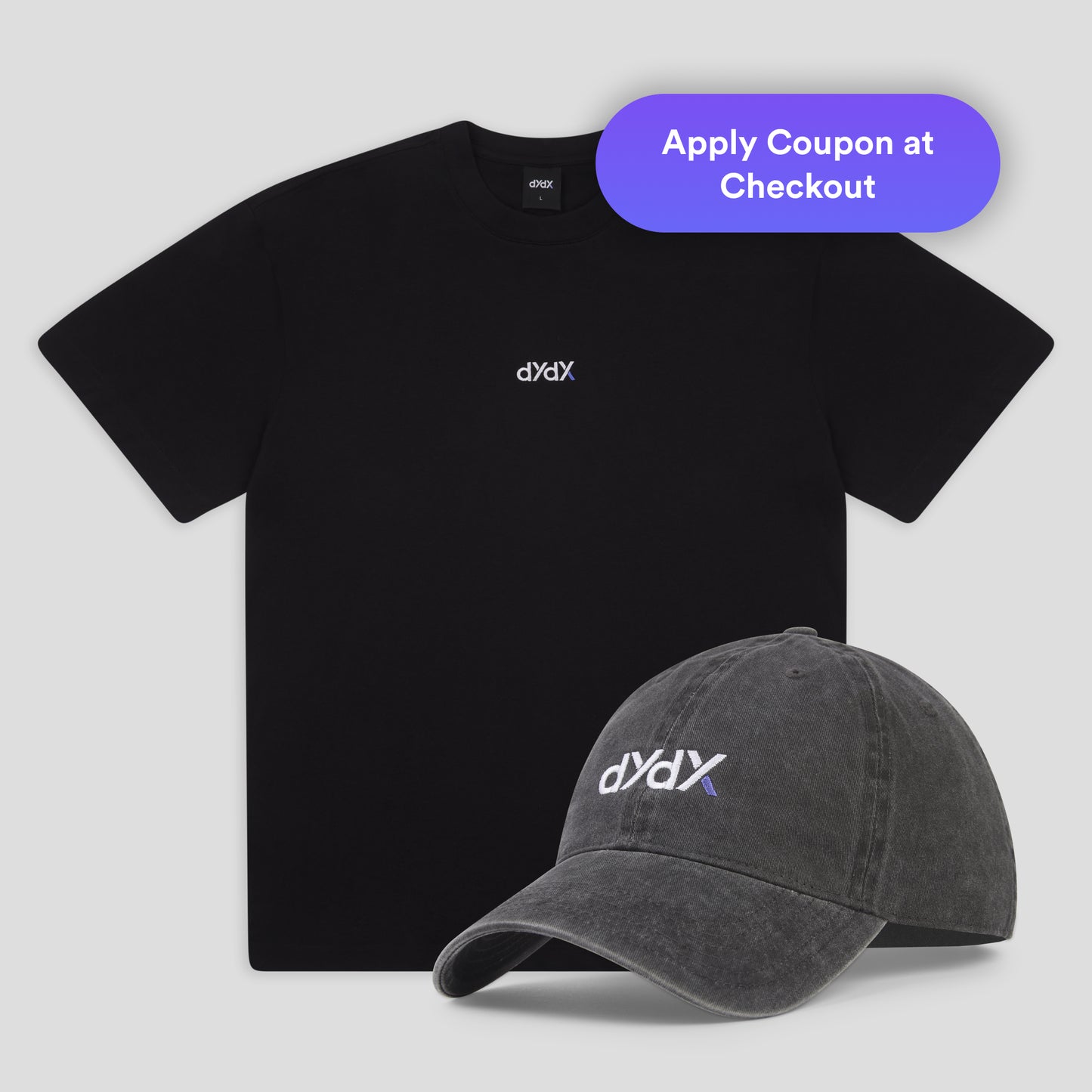 dYdX Cap and T-Shirt Bundle